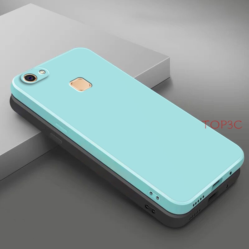 Ốp Điện Thoại Màu Trơn Cho Vivo V7 Vivo V7 Plus Y81 Y81i Y91C Y1S Y85 Y95 Y93 Y91 Y91i V11i YT