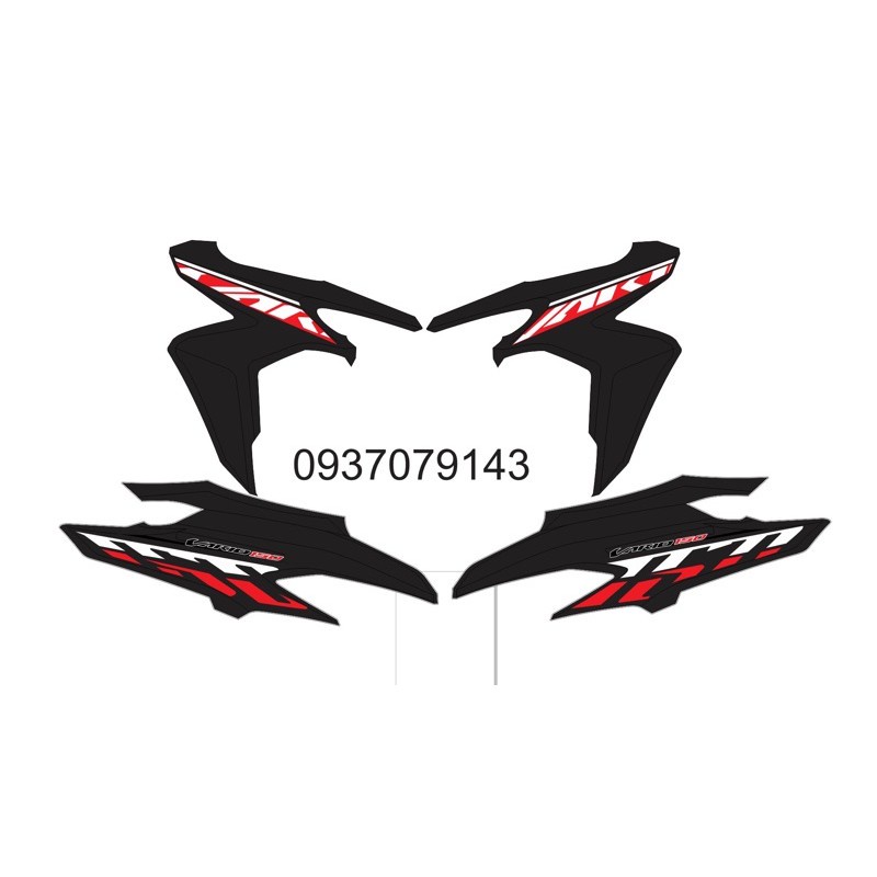 DECAL PVC 5 LỚP CHẤT LƯỢNG CAO Tem rời Vario 150 mẫu 2020