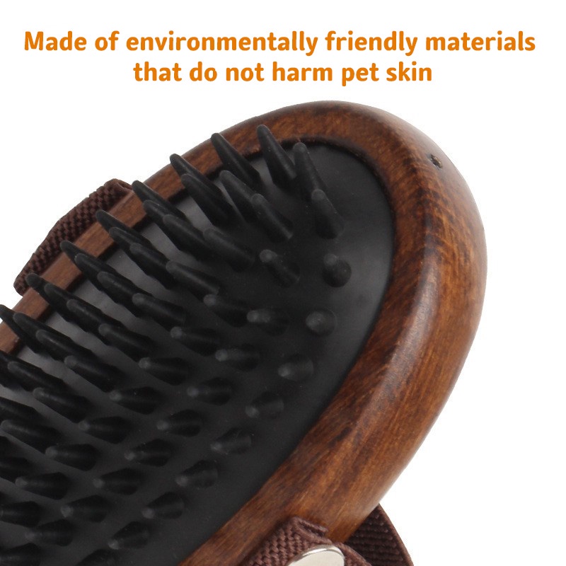 HamshMoc Bàn ChảI Lông BằNg Cao Su, GiúP GiảM Stress Cho Thú Cưng