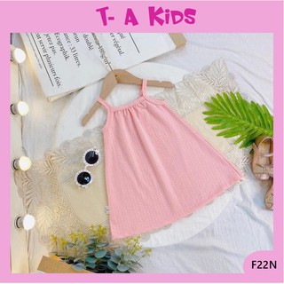 [Bé 7-19kg] Váy thông hơi xuất Nhật cho bé gái size nhí chất vải cotton siêu thoáng mát mềm mại nhẹ nhàng. Mã: F22N