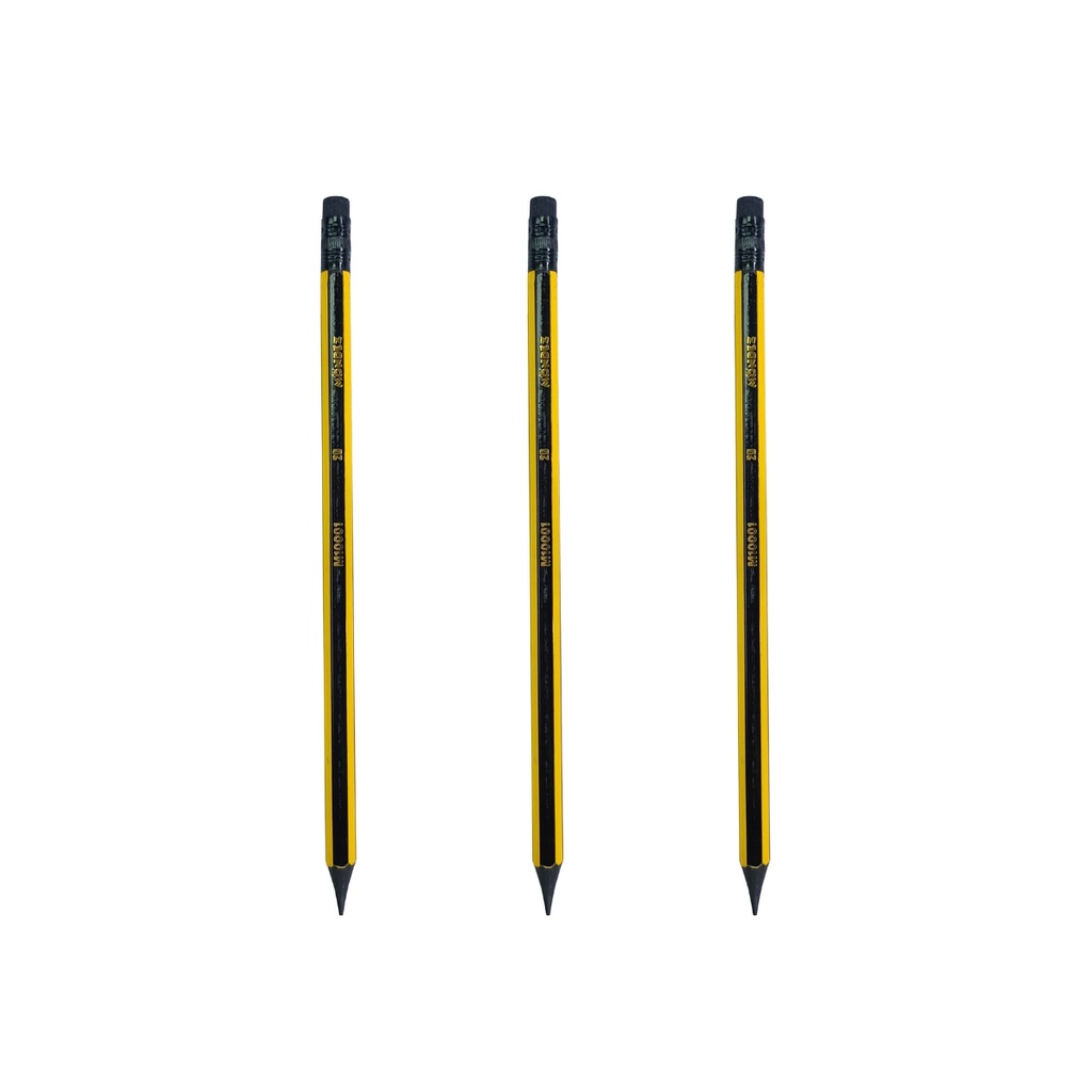 Hộp 12 Chiếc Bút Chì MONDEZ Bút chì 2b dành cho bé lớp 1, Xịn, Nét Mịn Chì Mềm, Học sinh làm bài thi trắc nghiệm M10001