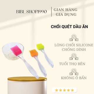 Chổi quét dầu - Chổi phết dầu bằng silicon để làm bánh - Dụng cụ làm bánh tiện lợi