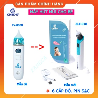 Máy hút mũi CHIDO ZLY-018 mẫu mới 2022cho bé và người lớn - Pin sạc