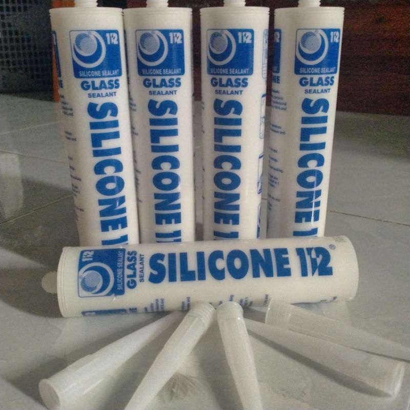 2 Thùng 25 chai silicon 112 màu trắng trong dùng dán kính, đồ gỗ,...