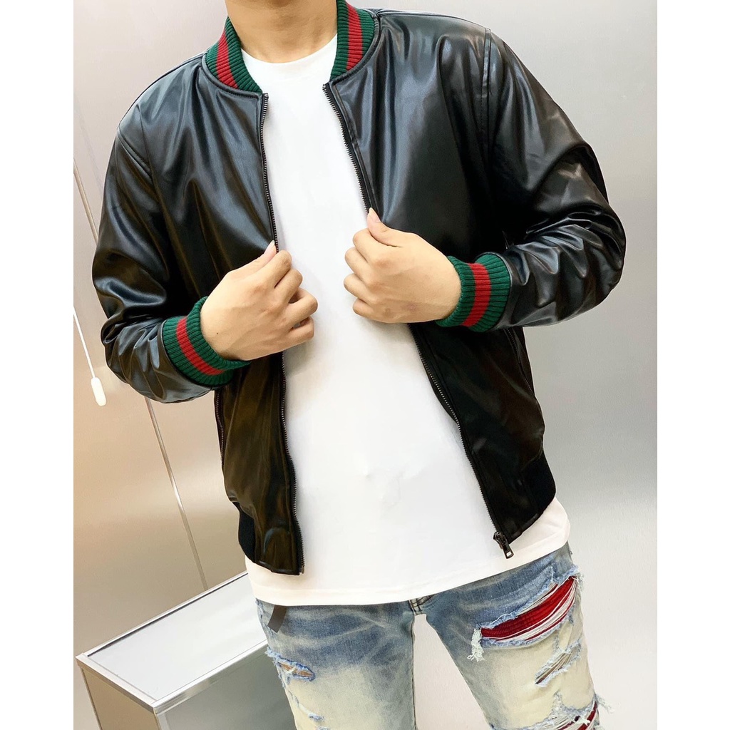 🔥Hot🔥Áo bomber da Gucci Classic thiết kế hot trend New 2022