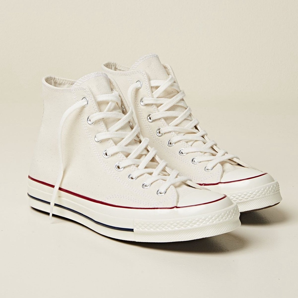 Giày Sneaker Converse Chuck 1970s Cao Cổ Trắng Kem (Fullbox+bill+tất+túi vải Cv)