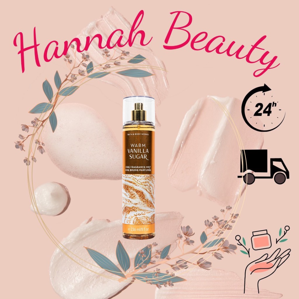 Xịt toàn thân Body Mist Bath & Body Works - Warm Vanilla Sugar