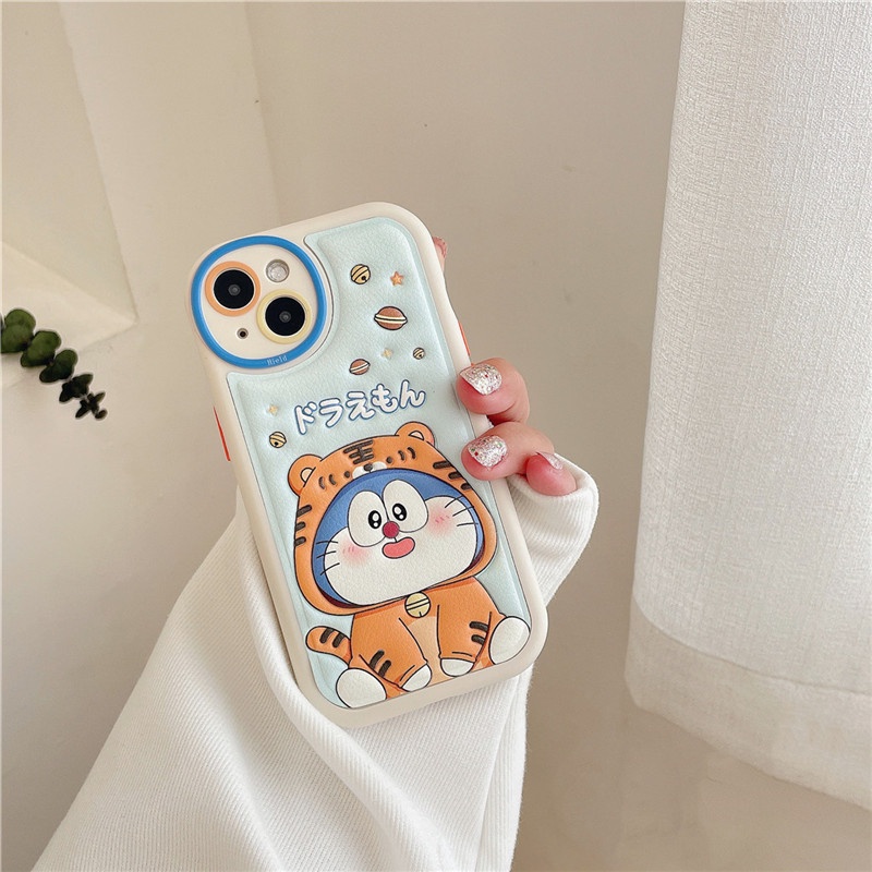 Ốp Điện Thoại Da Viền tpu Dẻo In Họa Tiết Hoạt Hình Góc Tròn Cho iphone 15 pro max 14 pro max 13 pro max 12 pro max