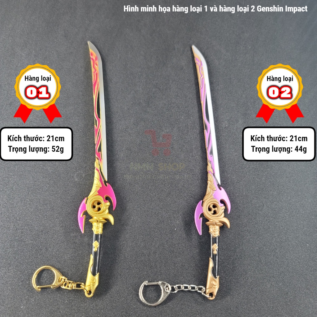 Mô hình game Genshin Impact - Chìa khóa Khaj-Nisut 18cm và 22cm