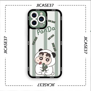 Ốp lưng iphone và samsung xiaomi oppo cạnh vuông Jicase bé gấu trúc 