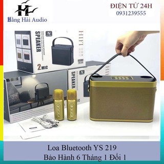 Loa bluetooth hát Karaoke Ys 219 kèm 2 mic