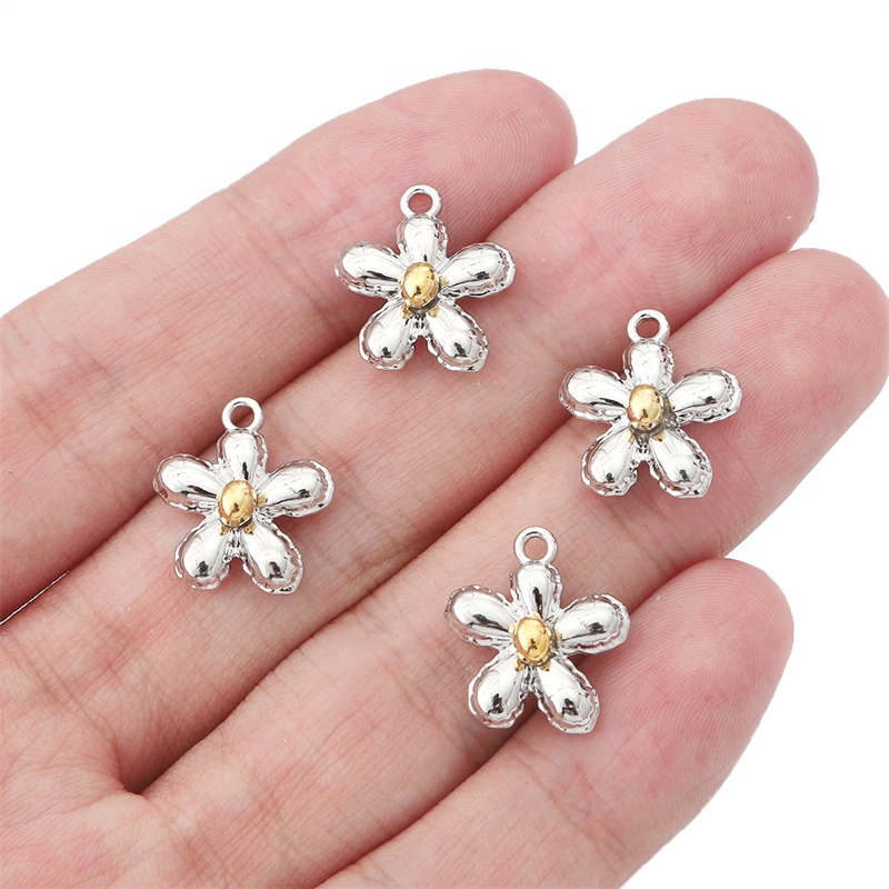 Mặt Dây Chuyền Hình Trăng / Sao / Nơ Bằng Hợp Kim Mạ Điện Thủ Công diy