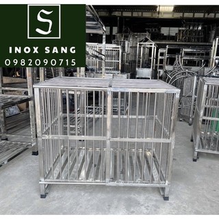 Chuồng chó inox nhiều kích thước. Ship hoả tốc TPHCM