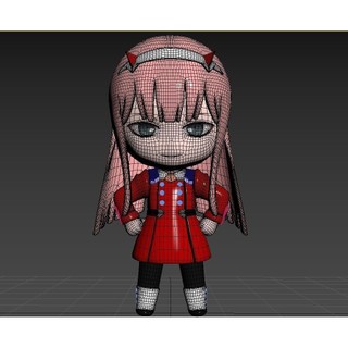 File in 3D Zero Two Chibi