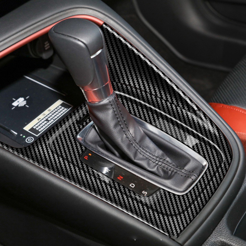 Miếng Dán In Họa Tiết Sợi Carbon Thay Thế Trang Trí Bảng Điều Khiển Cần Gạt Số Cho Honda HRV XRV XR-V HR-V 2022 2023 LHD