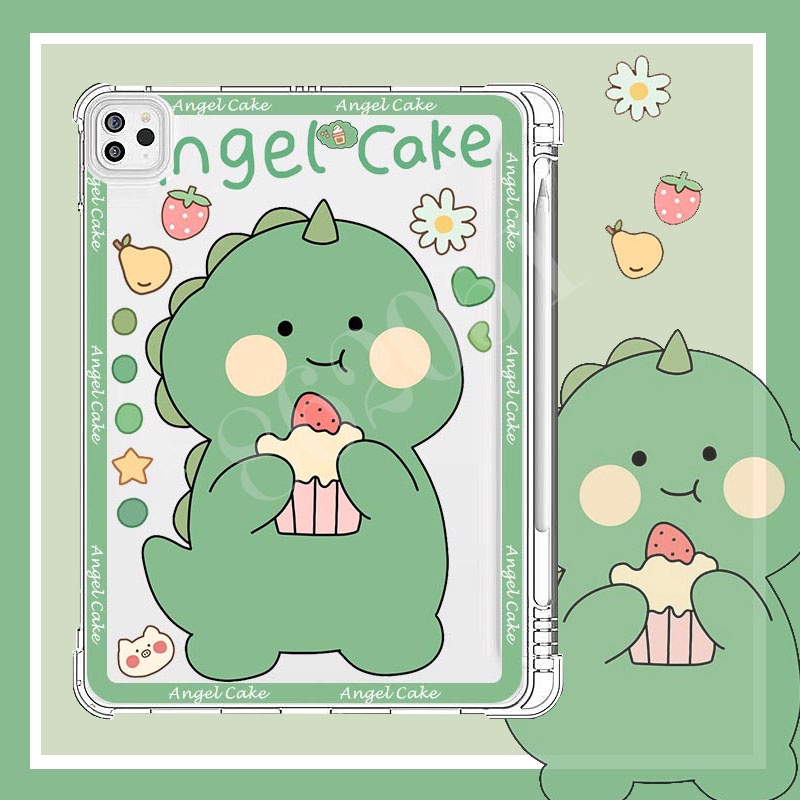 Ốp Máy Tính Bảng TPU Có Khe Đựng Bút Cho iPad gen 9 / gen7 / gen8 / 10.2 Air / 5 Air4 / Air 1 / 2 9.7 / MiNi 1 / 2 / 3 / 4 / 5 / 6 Pro11 / 12.9