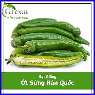 Hạt giống ớt sừng ngọt hàn quốc trái dài