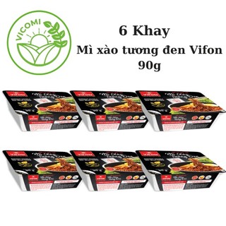 (Thùng 18 khay )Mì xào tương đen Vifon 90gr