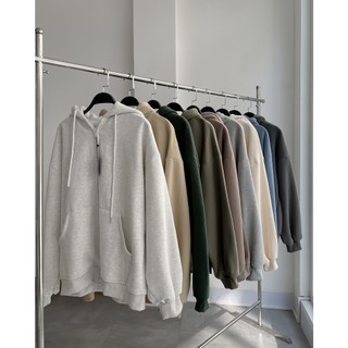 Chubbie © 2022 basic hoodie zip - áo hoodie zip trơn nhiều màu, chất liệu nỉ bông