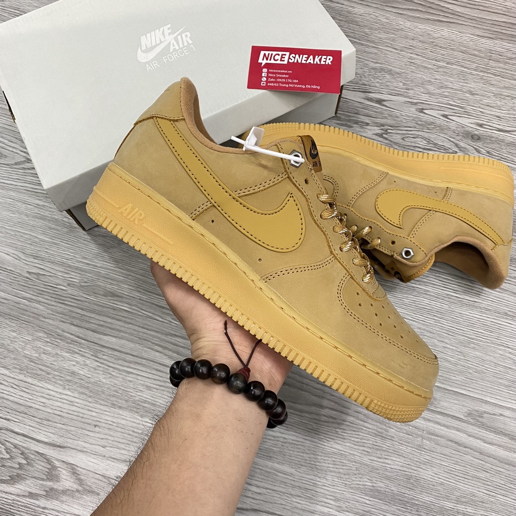 Giày Nike Air Force 1 Low Flax Brown (2019/2022) - Phiên bản high quality | Nice Sneaker .