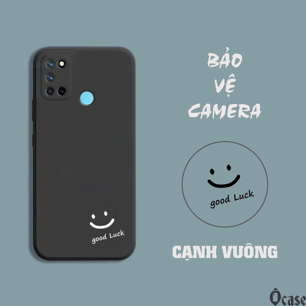 Ốp lưng Realme 7i / Realme C17 in hình mặt cười may mắn cạnh viền vuông có bảo vệ camera
