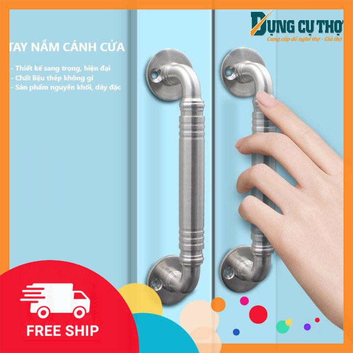 ♣️ Tay Nắm Cong Inox Cho Cửa Tủ Bếp, Tủ Áo, Ngăn Kéo ♣️