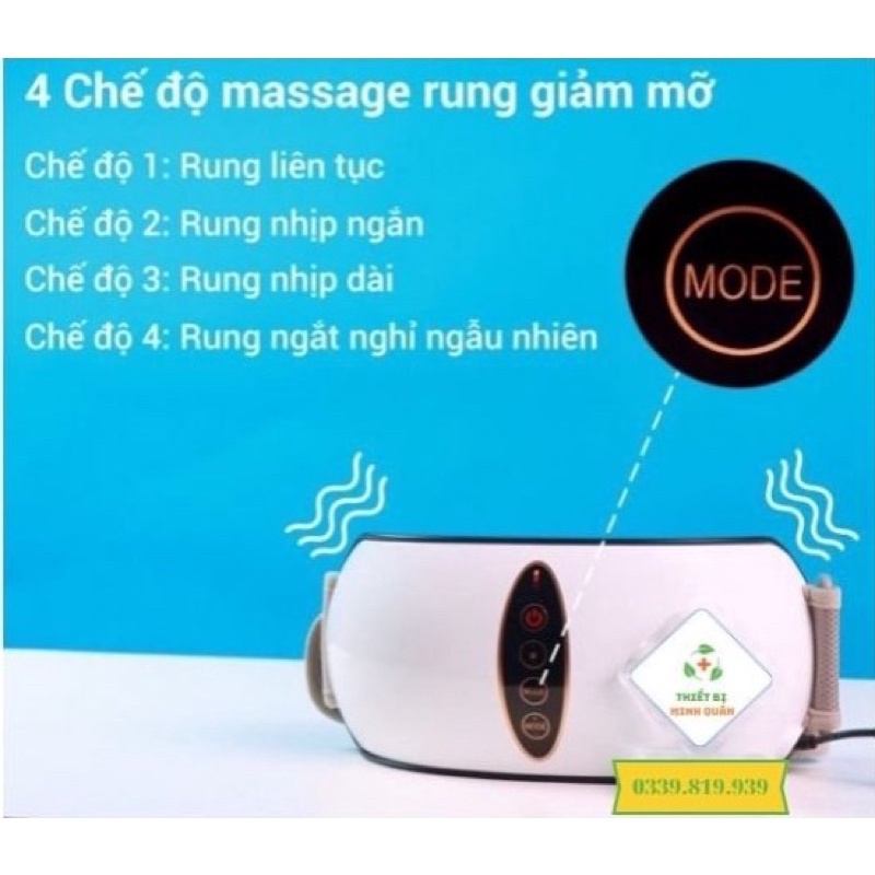 Đai massage bụng, máy rung giảm mỡ bụng,Đánh Tan Mỡ Bụng  BEAME BM-B45