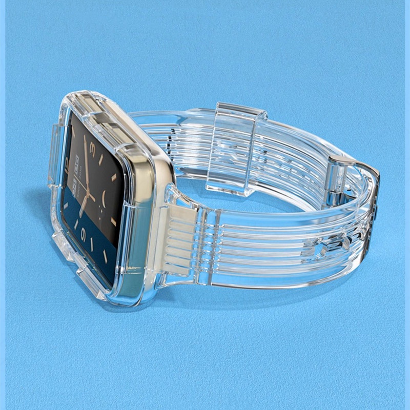 Dây Đeo TPU Trong Suốt Thay Thế Cho Đồng Hồ Thông Minh Xiaomi Mi Band 7 Pro