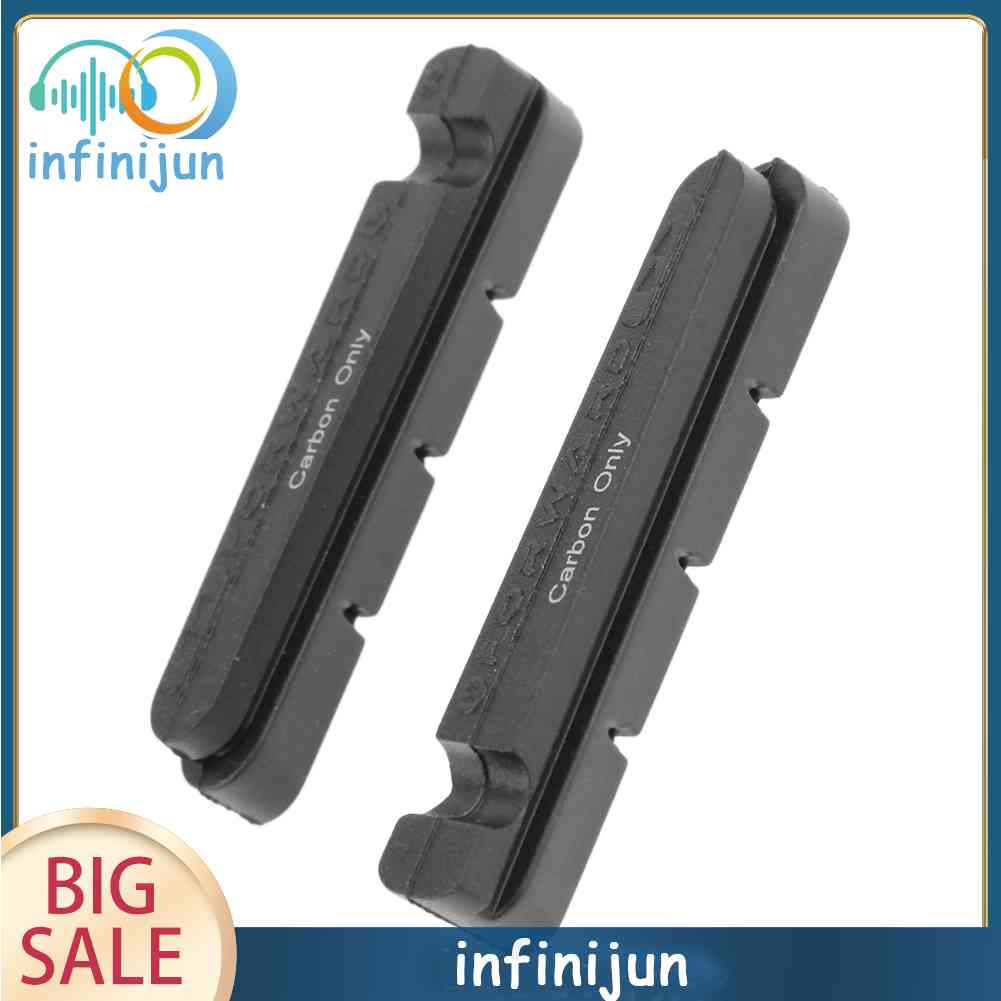 1 Cặp Má Phanh Xe Đạp C / V Bằng Cao Su Carbon