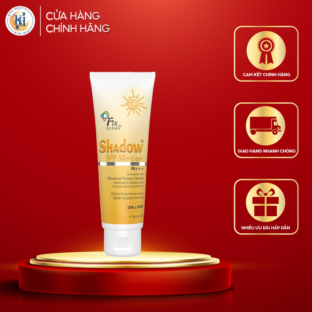 Kem chống nắng Fixderma Shadow SPF 50+ 75g