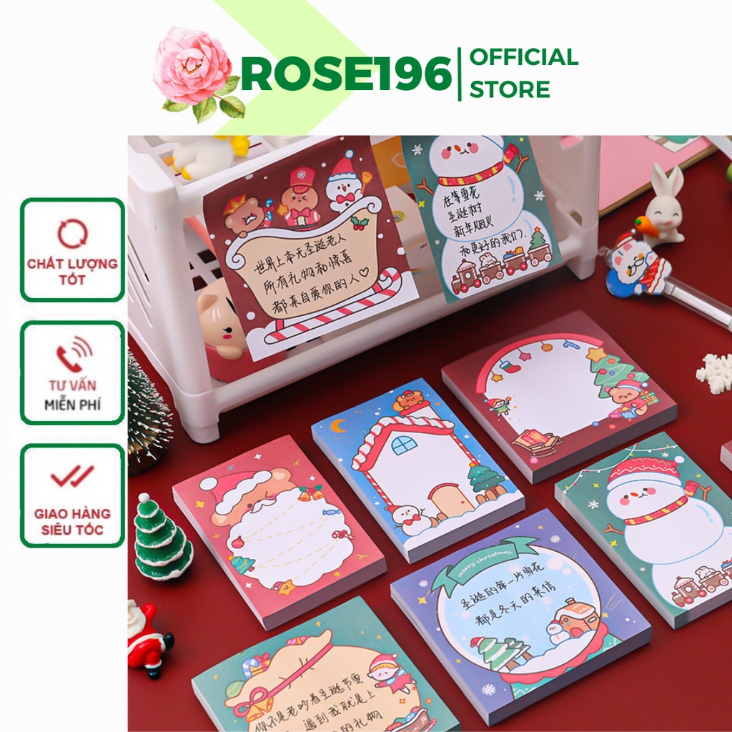 Giấy note noel Sticker/ Bookmark/ Giấy ghi chú/ Washi tape siêu xinh