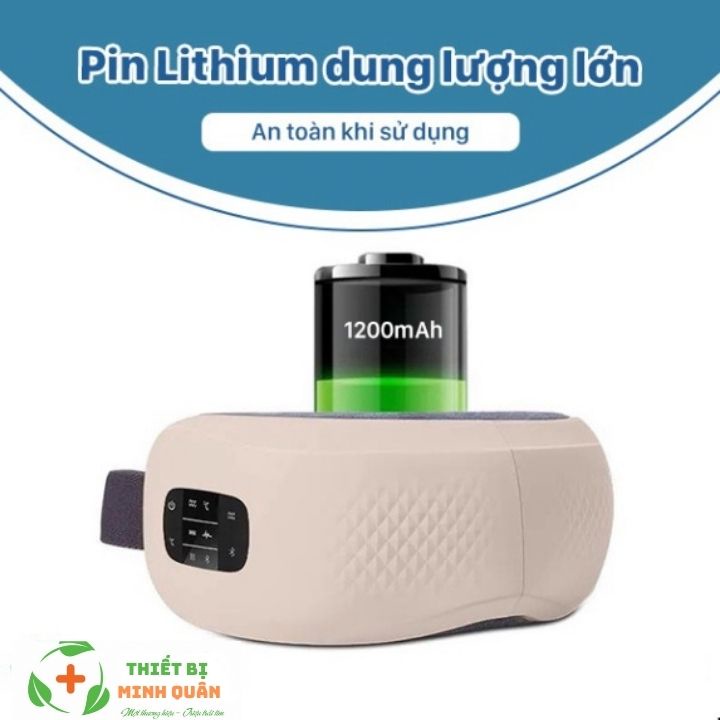 Máy massage mắt, máy mát xa mắt giảm cuồng thâm, đau mắt loại dùng pin HY-01 cao cấp
