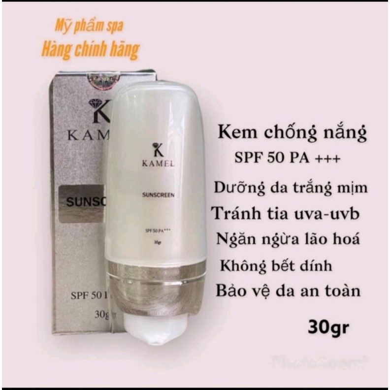 kem chống nắng KARMEL 30G (cam kết chính hãng)