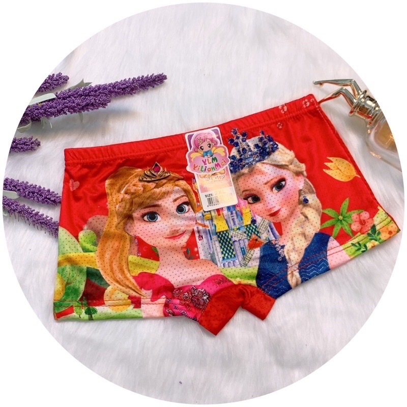 Quần chíp đùi cho bé gái, thun lạnh thông hơi, co giãn đàn hồi tốt TE1