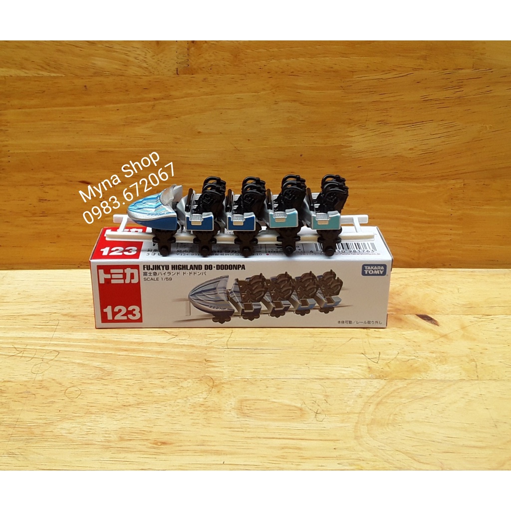 Đồ chơi mô hình xe tomica, No.123 Fujikyu Highland Do-Dodonpa (mô hình tàu lượn cao tốc)