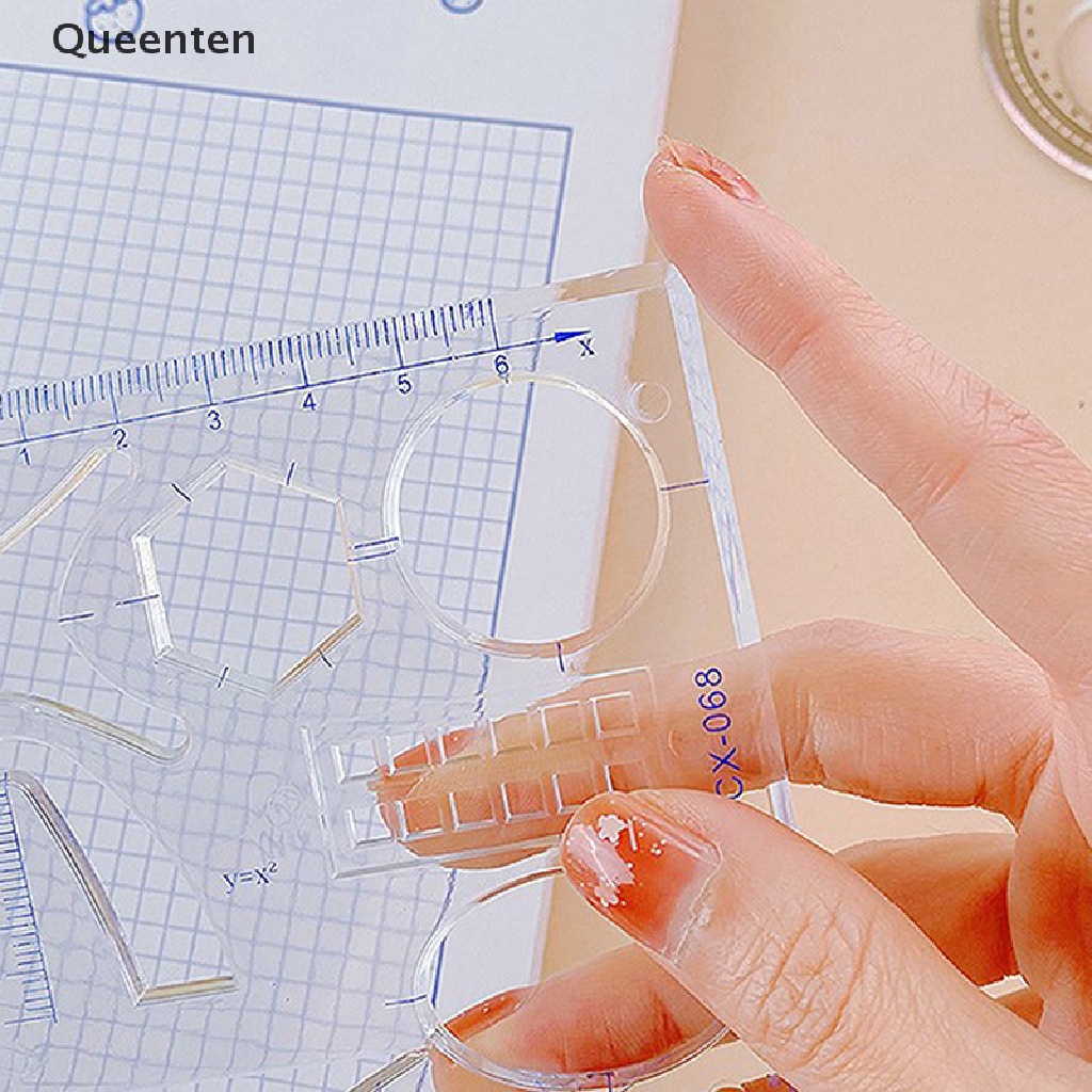 Thước Vẽ Hình Học Góc Queenten al QT