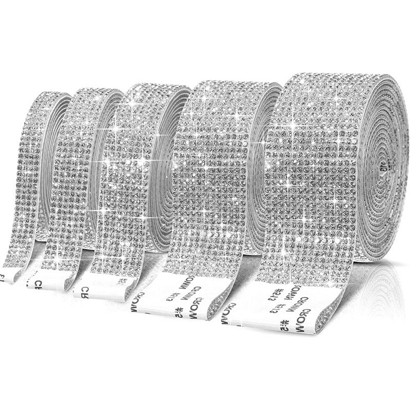 Dây đá silicon dúng dán trang trí, dán đính quần áo - dây dài 40cm