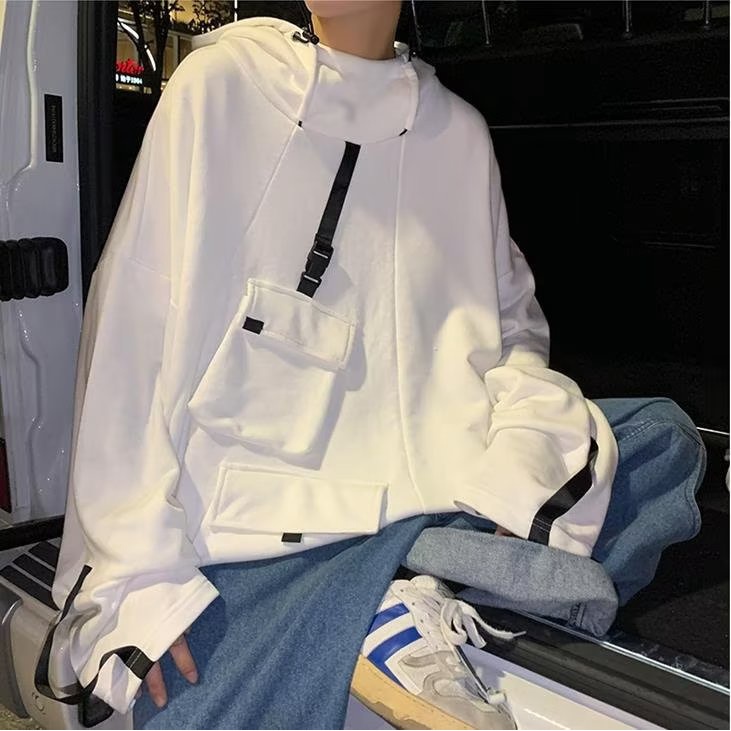 Áo Khoác Hoodie Dáng Rộng Phối Túi Lớn Thiết Kế Đơn Giản Thời Trang Cho Cặp Đôi áo Khoác Áo Hoodie Unisex áo Hoodie Nam  áo Hoodie Nữ