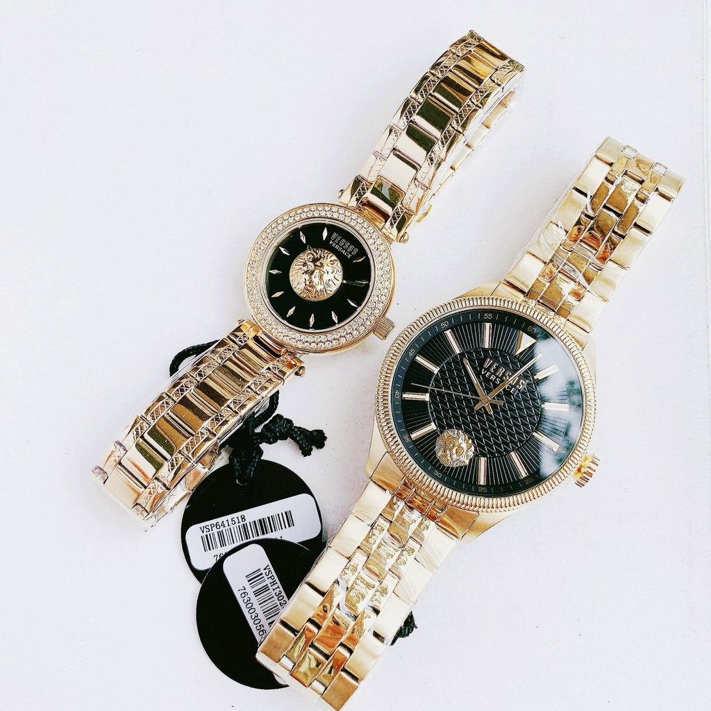Đồng hồ đôi nam nữ dây thép Versus By Versace VSPHI3020 Và VSP641518