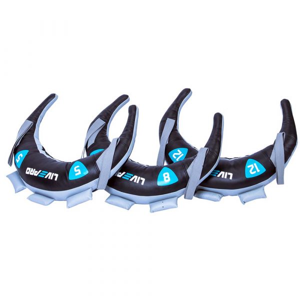 Túi tạ BULGARIAN 12kg Livepro tập thể lực thể hình gym squat hỗ trợ các bài tập tay trong boxing muay thái LP8130