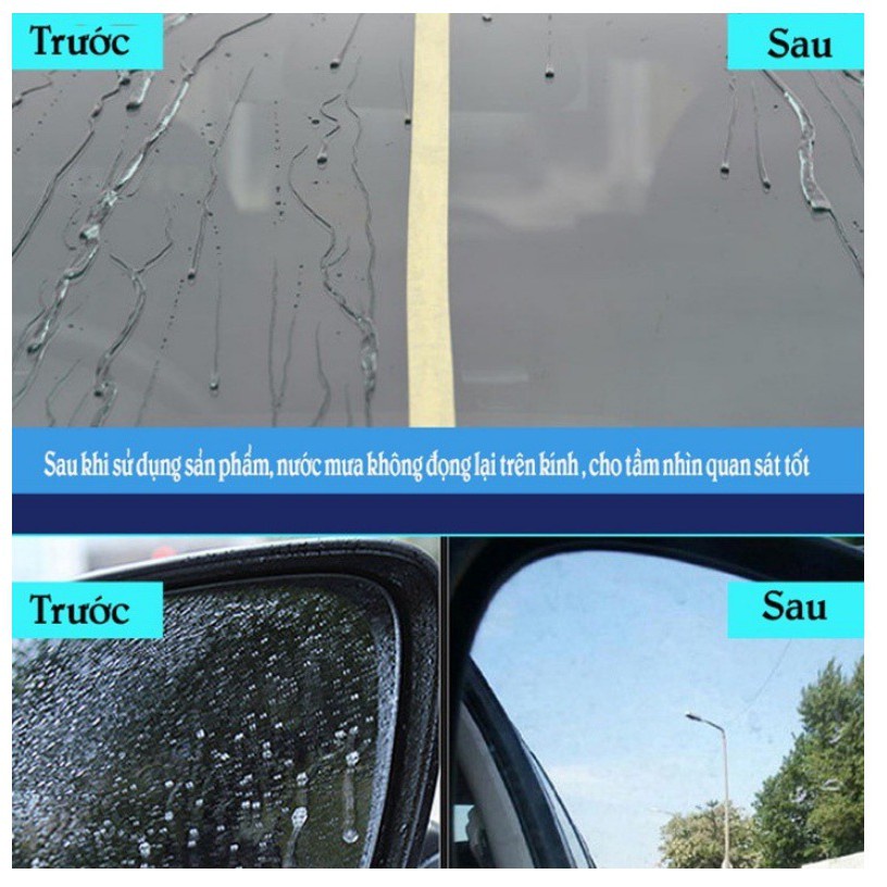 Chai xịt nano chống bám nước mưa cho kính xe hơi – Bình xịt nano chống bám hơi nước, sương mờ khi đeo kính