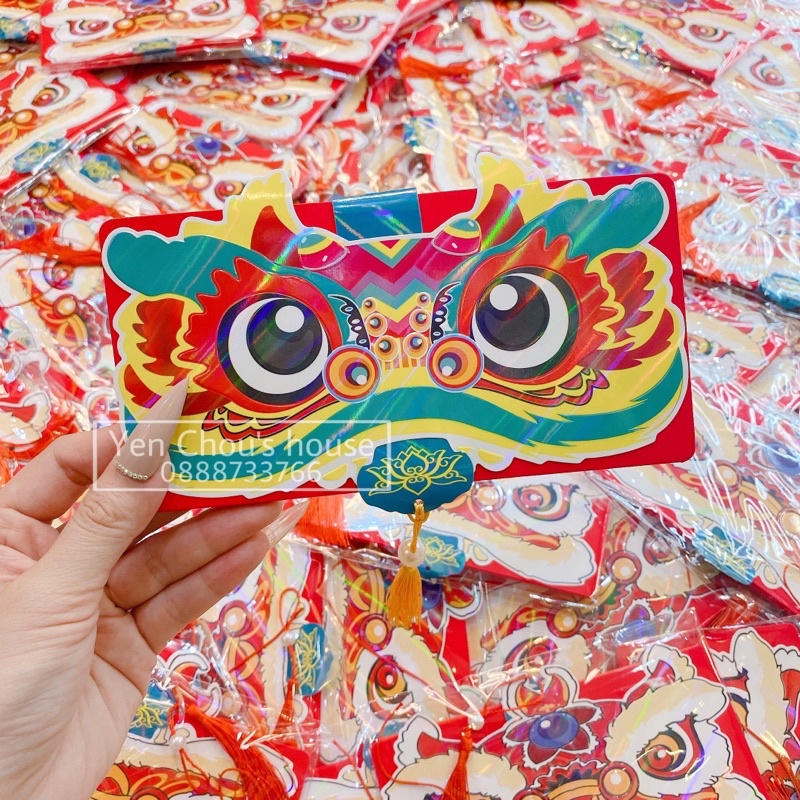 Bao lì xì năm mới gấp gọn mẫu năm mới