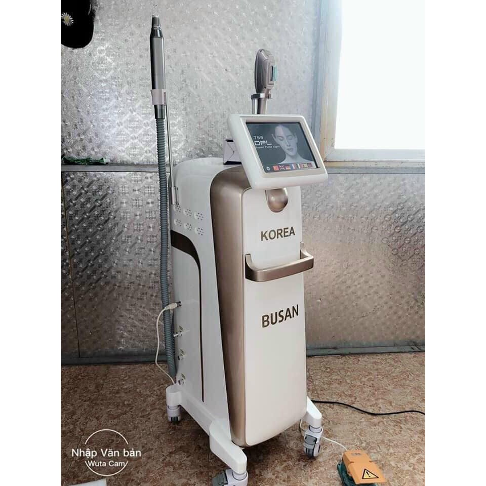 Máy laser xóa xăm và triệt lông Busan