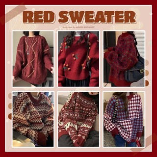 🎄Merry Christmas🎄 Áo sweater Dáng Rộng Hoạ Tiết Giáng Sinh Dễ Thương