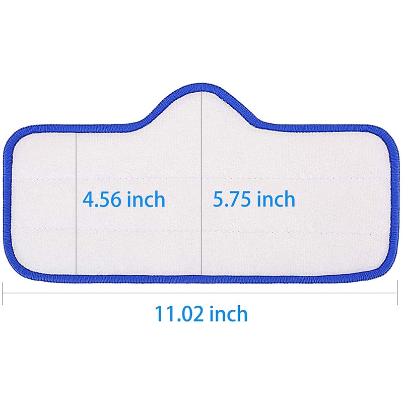 Bộ 5 Miếng Vải Sợi Nhỏ Thay Thế Cho Máy Lau Nhà Hơi Nước Dupray Neat
