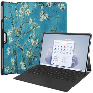 Bao da máy tính bảng cứng nắp lật có giá đỡ bảo vệ cho microsoft surface pro 9 8 surfacepro9 pro8 pro9 13 inch