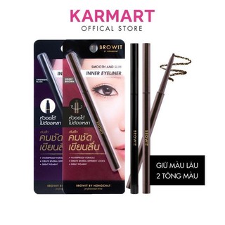  Chì kẻ viền mắt trong Browit By Nongchat Smooth And Slim Inner Thái Lan  0.1g  