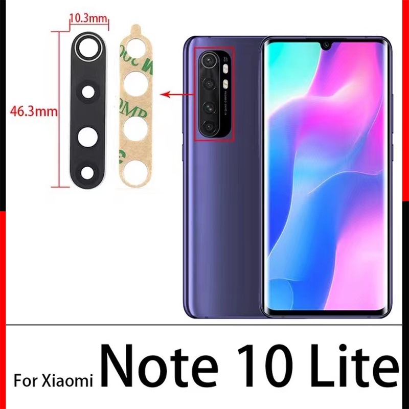 Nắp Ống Kính Camera Sau Thay Thế Chất Lượng Cao Cho Xiaomi Mi 10 9 8 Lite SE 9T Note 10 Pro 10T Lite 5G