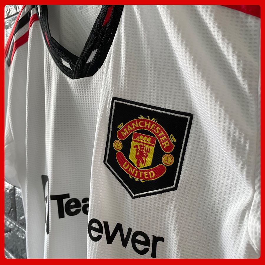 Set bộ thể thao quần áo bóng đá CLB Manchester United sân khách màu trắng 2022 bản SPF/ Bộ MU 2022 vải Thái cao cấp