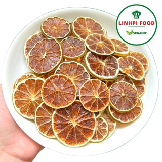 Chanh thái lát sấy khô gói 500g chua dịu , chanh lát khô pha trà giảm cân, đẹp da, trang trí siêu đẹp